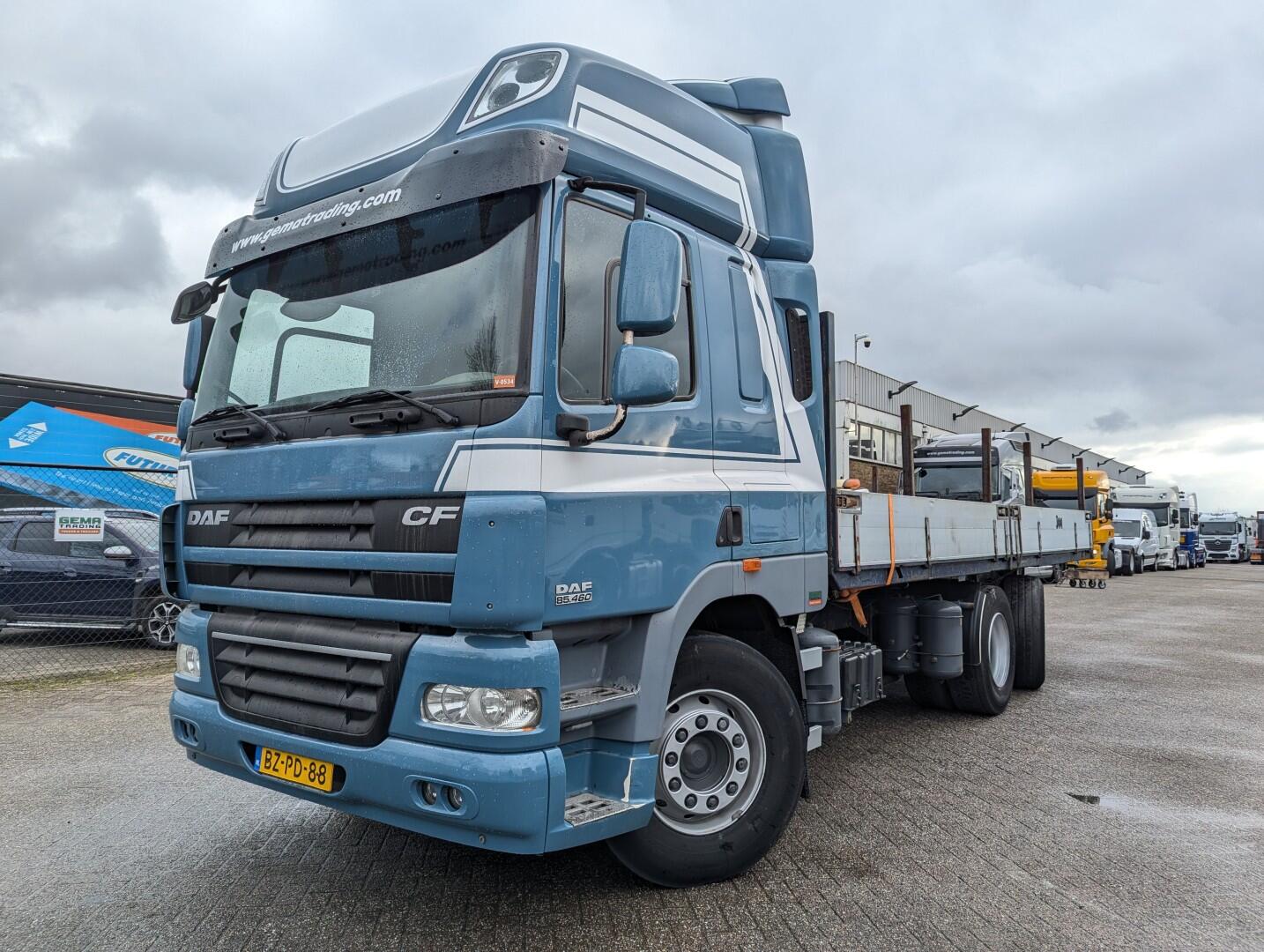DAF FAN CF85.460 6x2/4 SpaceCab Euro5 - Open Loading Box 6.9M - Lift/Steer Axle - Rockinger | Trucks | Open laadbak