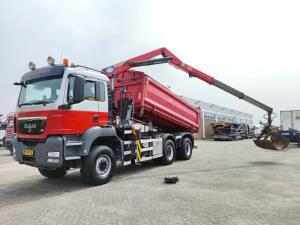 MAN TGS 26.400 6x6 4 Daycab Euro4 - HMF1643Z2 - Hyva 2-Sided Tipper 5.4m. - REBUILT ENGINE - TOP! (V584)