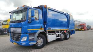 DAF FAG CF290 6x2 4 Daycab Euro6 - Geesink GPMIII 20H25 GCB 500/1000 - Weighing system (V661)