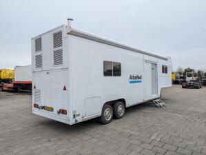 Kuiper FL 4.5 DL  2-Assen Drum Brakes - Mobile Home/Office Trailer - Air Conditioners - TV - Generator - Electric Sunshade (O1733)