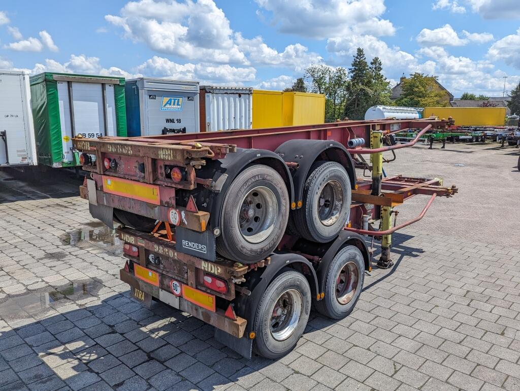 Krone SZC 20FT 2-Axles ROR - STEEL Suspension - DOUBLE tires - DrumBrakes | Trailers | Containertransport