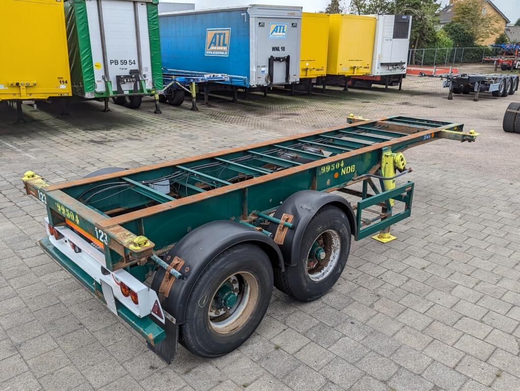 Flandria OP CC 2A  2-Assen ROR DrumBrakes - Steel Suspension - 3110KG - 20FT | Trailers | Containertransport