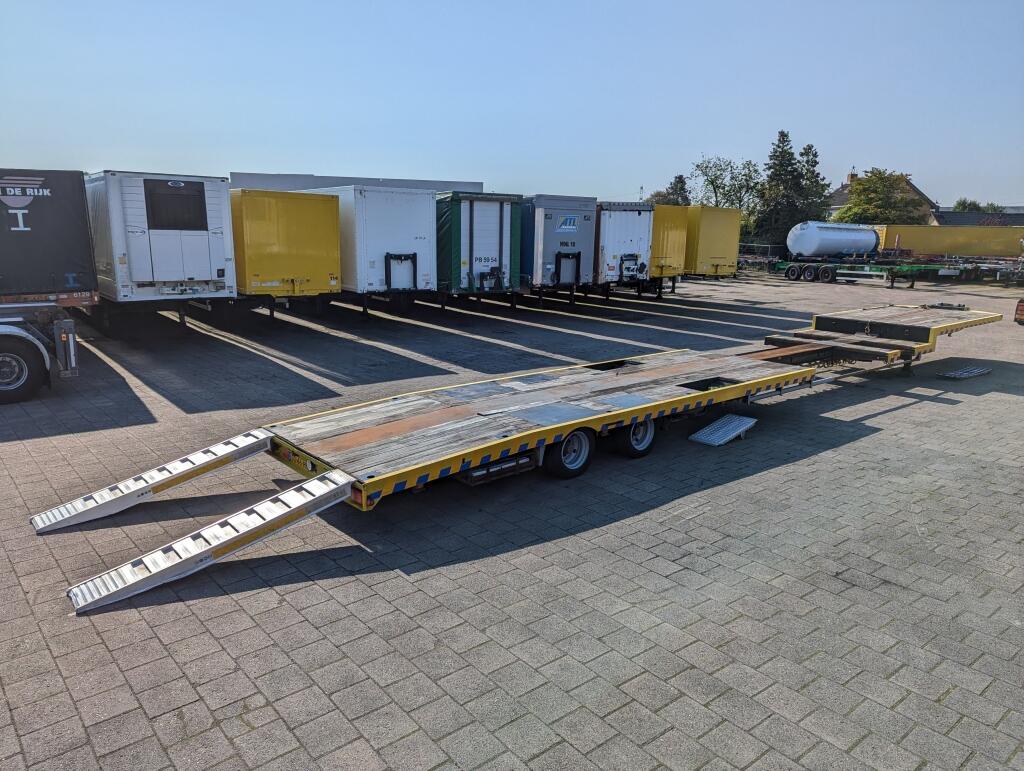 Jumbo T0120 DUE Semi Low Loader - 2-Axles BPW - Extendable - Wheel arches - Winch 2500KG - 80CM | Trailers | Semi-dieplader
