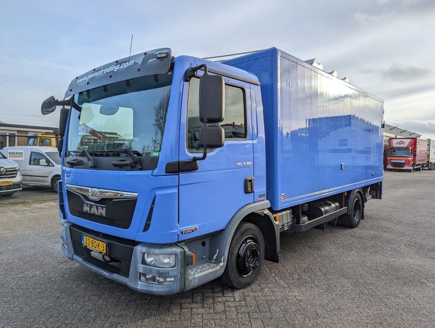 MAN TGL 7.150 4x2 Day Cab Euro6 - Camper/Kart/Motorcycle/Mobile Workshop - Tail Lift 750KG - Solar Panel | Trucks | Overig