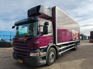 Scania P230 4x2 Dagcab Euro5 - Koel-VriesBak 7.55m + Carrier Supra 950MT + Laadklep 2000kg