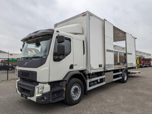 Volvo FE320 4x2 Daycab Euro6 - ClosedBox 7.6m + Tailgate 1500kg - Side Doors - FullAir