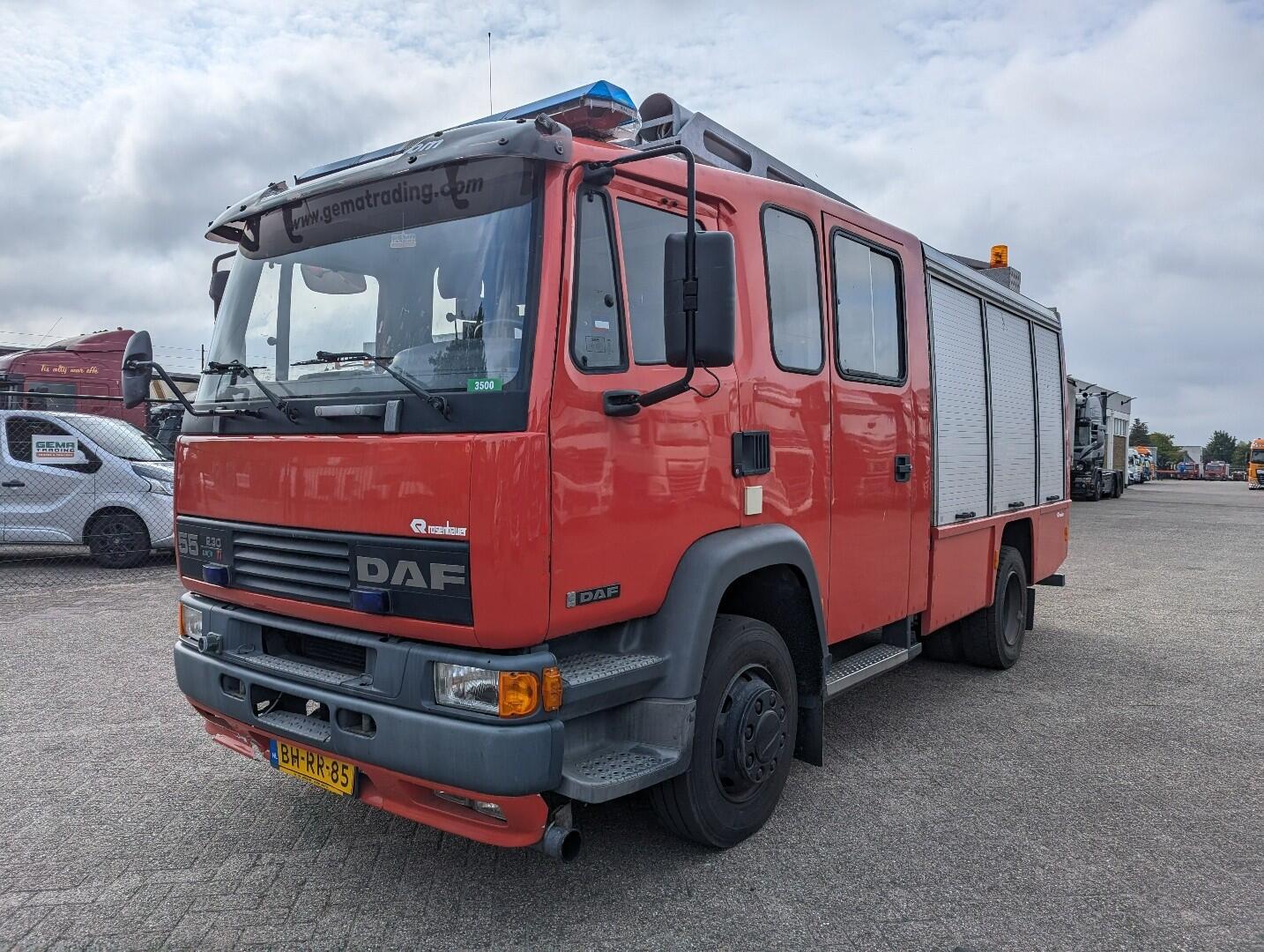 DAF 55.230 4x2 Euro2 Rosenbauer TS09 LD3.000 HD250 T1.600Liters - 9 persons - 10/2025 MOT | Trucks | Brandweerwagen