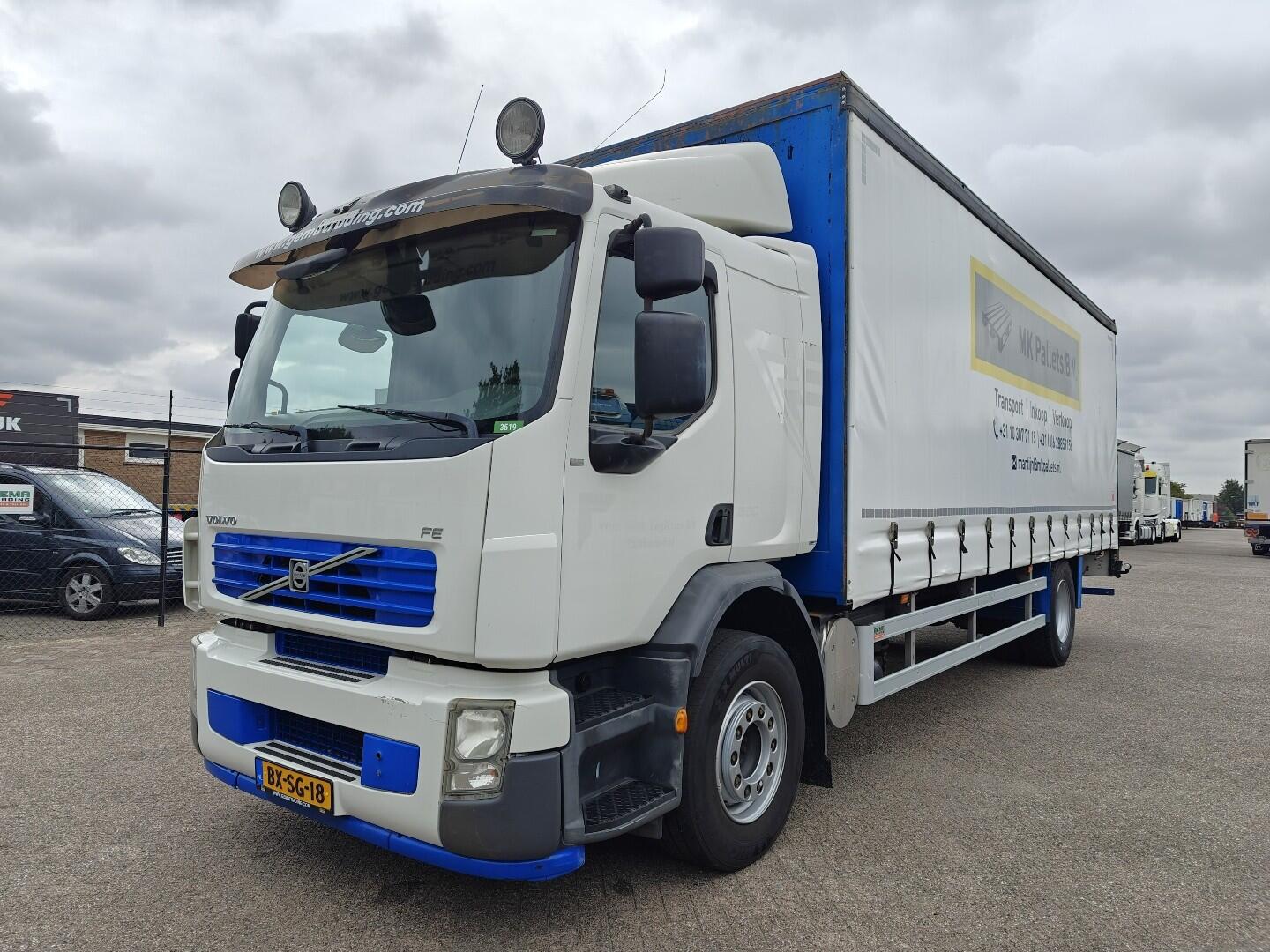 Volvo FE 260 4x2 Dagcab Euro5 - 6CIL - Schuifzeilenbak 7.5M - Achterdeuren | Vrachtwagens | Schuifzeil