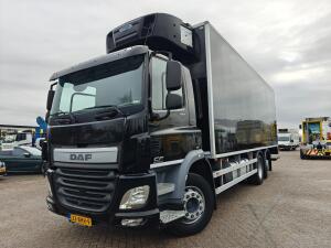 DAF CF 280 FAN 6x2/4 DagCab Euro6A - Koel-VriesBak 7.9m + Carrier Supra 1150MT + Laadklep 2000kg