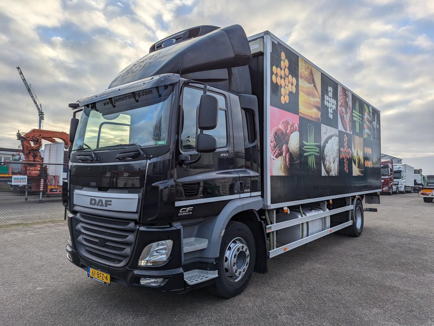 DAF CF 250 FA 4x2 DayCab Euro6 - Fridge-Freezer 7.5m + Carrier Supra 850MT + Tail lift 2000kg - 05/2025APK | Trucks | Koel-vriestransport