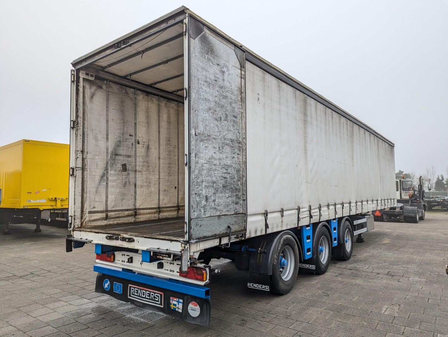 Renders ROC 16-27N 3-Axle BPW - X-Steering - Sliding tarpaulin/Roof - HH Floor - Toolbox | Trailers | Schuifzeilen