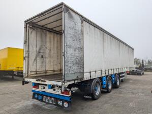 Renders ROC 16-27N 3-Axle BPW - X-Steering - Sliding tarpaulin/Roof - HH Floor - Toolbox