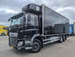 DAF CF 290 FAN 6x2/4 Daycab Euro6C - Fridge-Freezer 7.9m + Carrier Supra 1150MT + Tail lift 2000kg - 07/2025APK