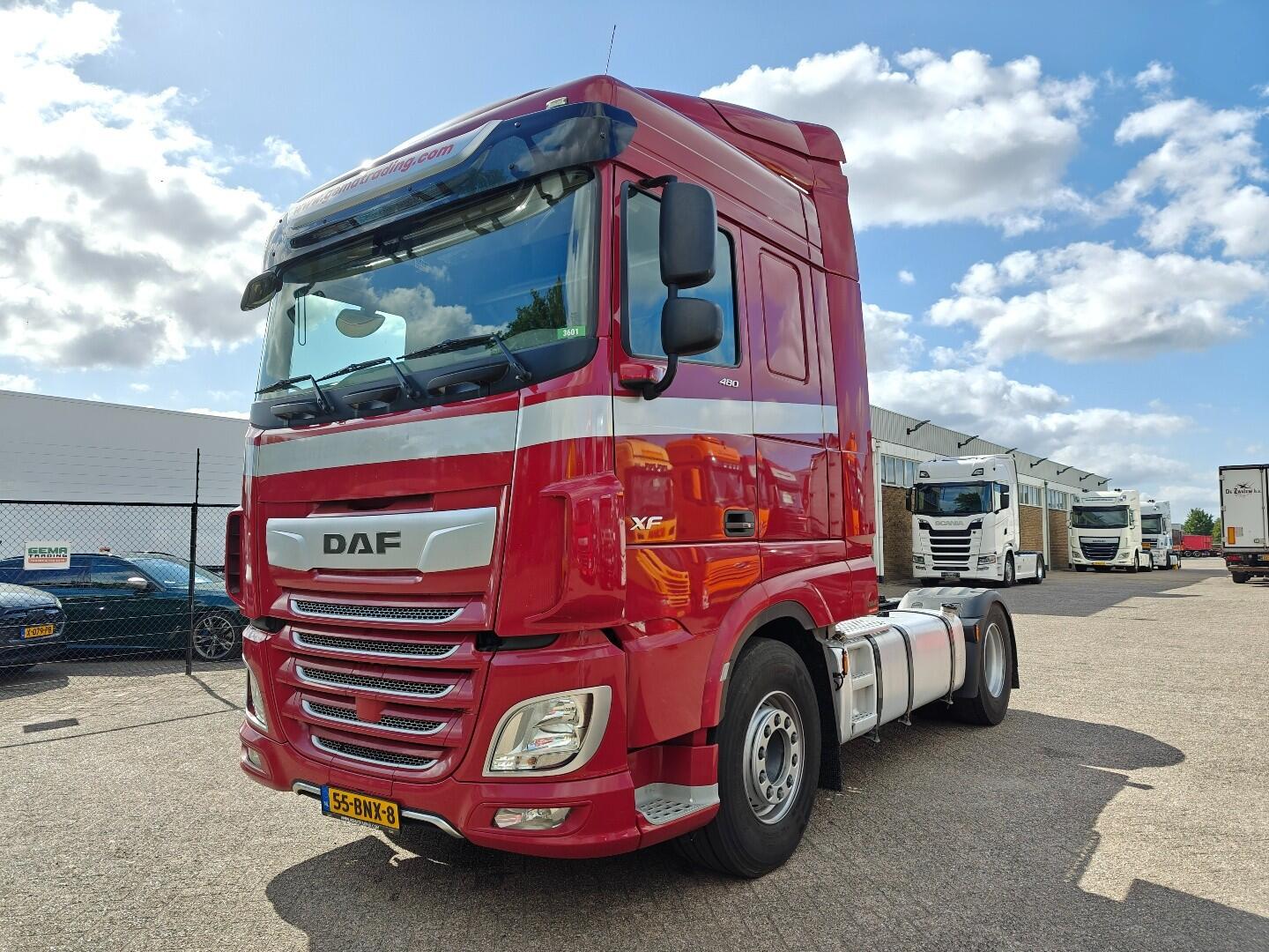 DAF XF 480 FT 4x2 Spacecab Euro6D - Dubbele Tanks - Groot Brandstoffilter - SMARTtachoV2 - 11/2025 APK | Trekkers | Standaard trekker