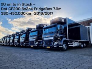 DAF CF 280 FAN 6x2/4 DayCab Euro6 - Fridge-Freezer 7.9m + Carrier Supra 1150MT + Tail lift 2000kg - 10/2025APK