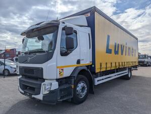 Volvo FE 280 4x2 Daycab Euro6 - 6 CIL -  Curtain Sider  8.6m + Tail lift 2000kg