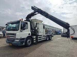 DAF CF 75.310 FAN 6x2/4 Euro5 DagCabine Translift 16T - HIAB 211-3 Bovenlader + Afstandbediening - 151.916KM