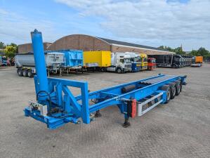 Van Hool 3C0017 3-Axle SAF - Disc Brakes - 40FT Dump Chassis - Electric/Hydraulic Pump - 5060KG