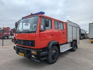 Mercedes-Benz 1124 AF 4x4 Dubbelcab 6Cil - 9 Pers - Kronenburg Tankautospuit TS08 LD3.000 HD240 T2.400 LiterTank