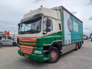 DAF FAN CF85.410 6x2/4 Spacecab Euro5 EEV - Curtain sider/Sliding roof 7.23m + Tail lift 6000kg - 10/2025MOT