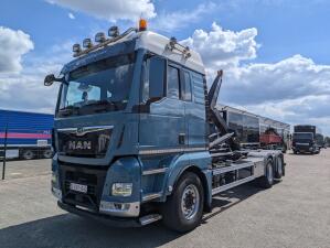 MAN TGX 28.460 6x2 XL Euro6 - Hook arm system 20T - Hydrolift HL20-6430 - Lift-Axle - Catch jaw