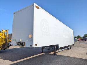 H.T.F. HZCT 30S 2-Axle BPW - Closed Semi Low Loader - Hardwood Floor - Drum Brakes