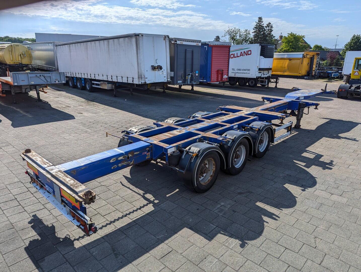 D-Tec FT-43-03V 3-Assen BPW - MULTI - Trommelremmen - Lift-as - Alle Aansluitingen | Trailers | Containertransport