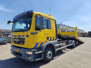MAN TGM 12.250 4X2 BL DubbelCab 6 Pers. - Falkom FAS6000 + FAL2000 + Dubbele Lier 3600KG - Afstandsbediening - 10/2025 APK