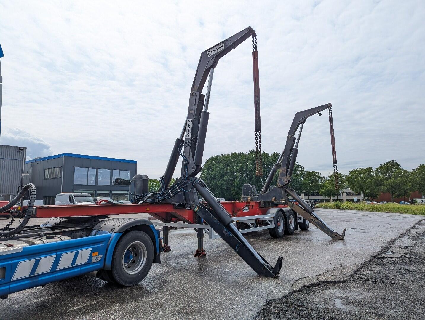 Hammar 160 HE 3-Assen - SideLoader - 33T - ContainerStacking - Afstandbediening | Trailers | Containertransport