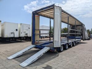 Meusburger MPG-4 Semi Dieplader 3-Assen BPW - Schuifzeil/dak/Hefdak/Verbreedbaar - Wielkuipen - Gieksleuf
