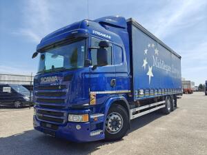 Scania G410 6x2/4 Streamline Euro6 - Retarder - Schuifzeilenbak 8.2M + Laadklep 1500kg - Smart Tacho V2