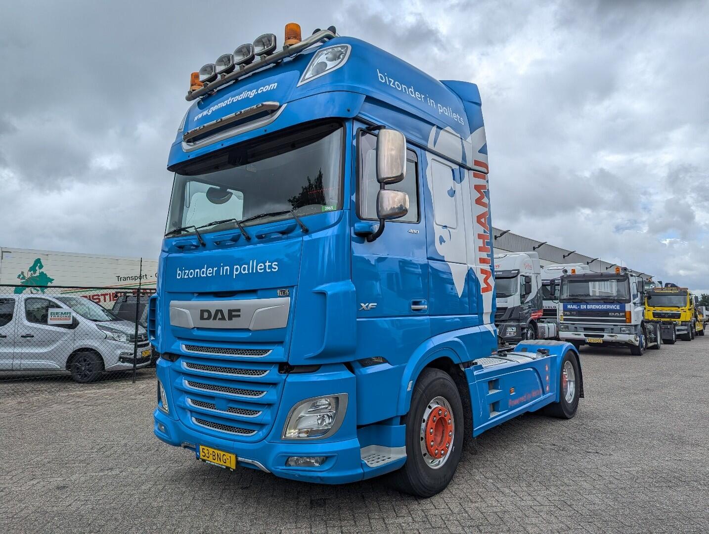 DAF XF 480 FT 4x2 SuperSpaceCab Euro6C - Double tanks - Navi - Side skirts - TOP! | Tractors | Standaard trekker