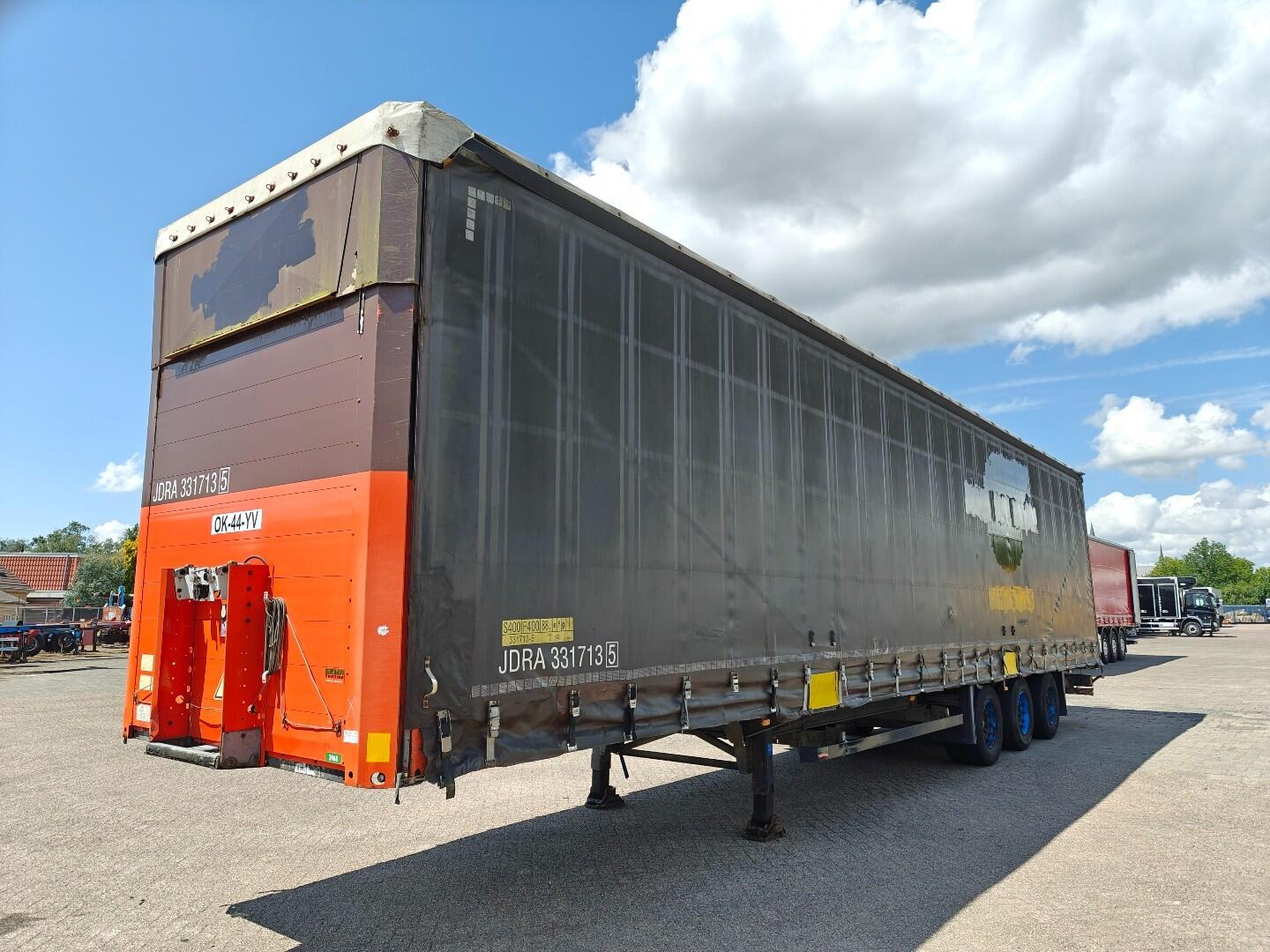 Schmitz SCS 24/L - 13.62 E B (S01) 3-Assen SAF - MEGA - Schuifzeilen/Hef/SchuifDak - Gegalvaniseerd - Schijfremmen | Trailers | Schuifzeilen