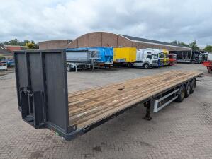 Tracon Trailers TO 3 3-Axle BPW - Disc Brakes - Open Loading Platform 13.6m - HW Floor - 10/2025 MOT