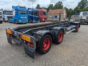 GS AC 2800 N 3-Axle BPW - Container Trailer 7.10m - Leaf Springs - Drum Brakes - Dual Wheels
