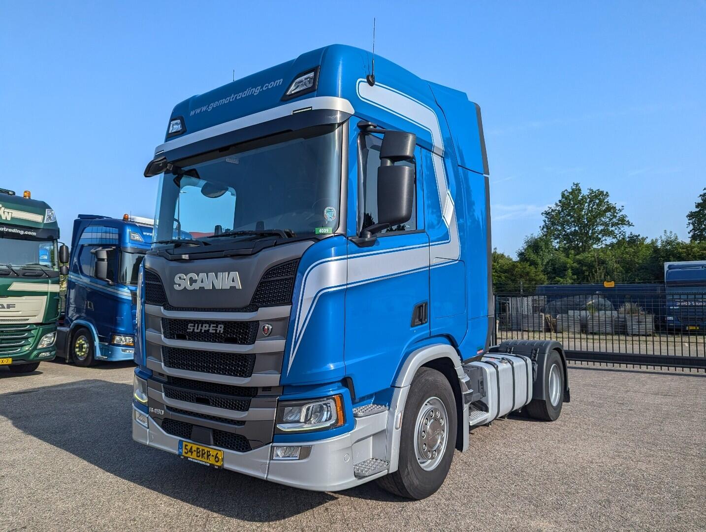 Scania R450 4x2 Highline Euro6D - Retarder - Hydrauliek - Dubbele Tanks - SMARTtachoV2 - 04/2026 APK | Trekkers | Standaard trekker