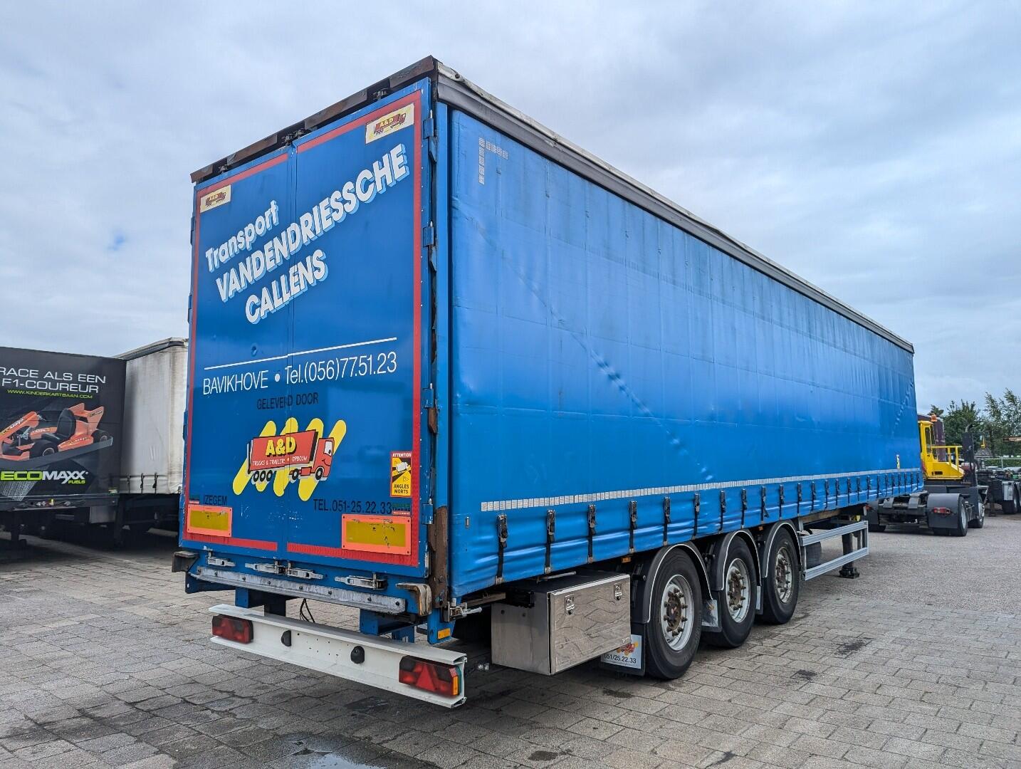 SYSTEM TRAILER LPRS24 3-Axle SAF - Sliding tarpaulin/Roof - Hardwood floor - Disc brakes - 04/2026 MOT | Trailers | Schuifzeilen