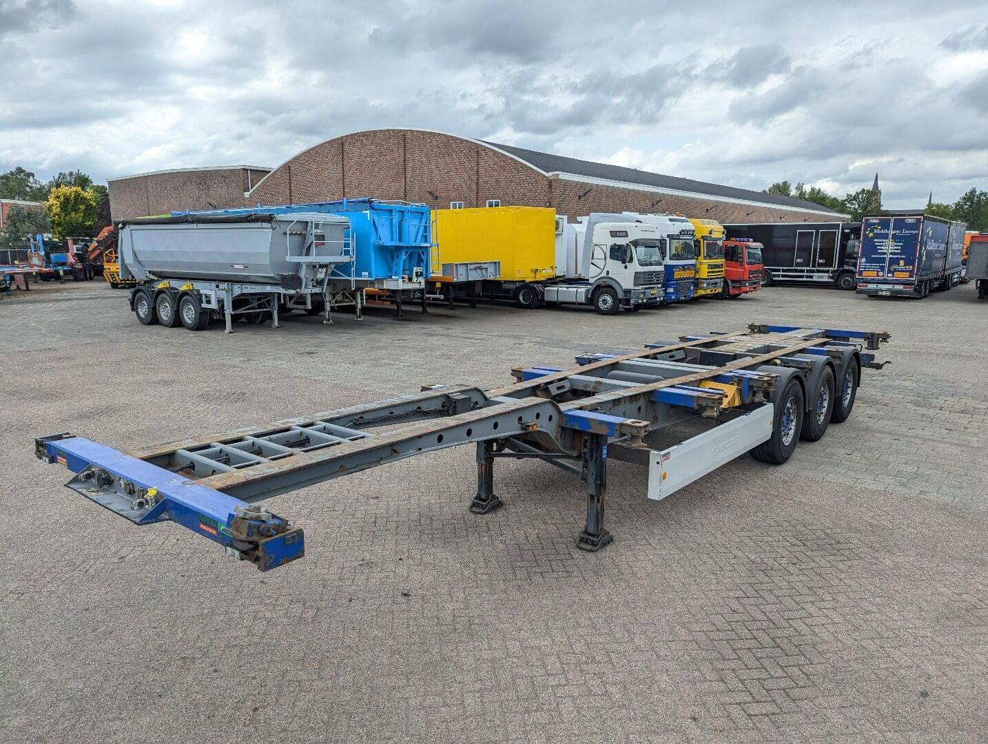 Krone SDC 27 3-Assen SAF - Lift as - Schijfremmen - Achterschuiver - 20 2x20FT/30/40FT | Trailers | Containertransport