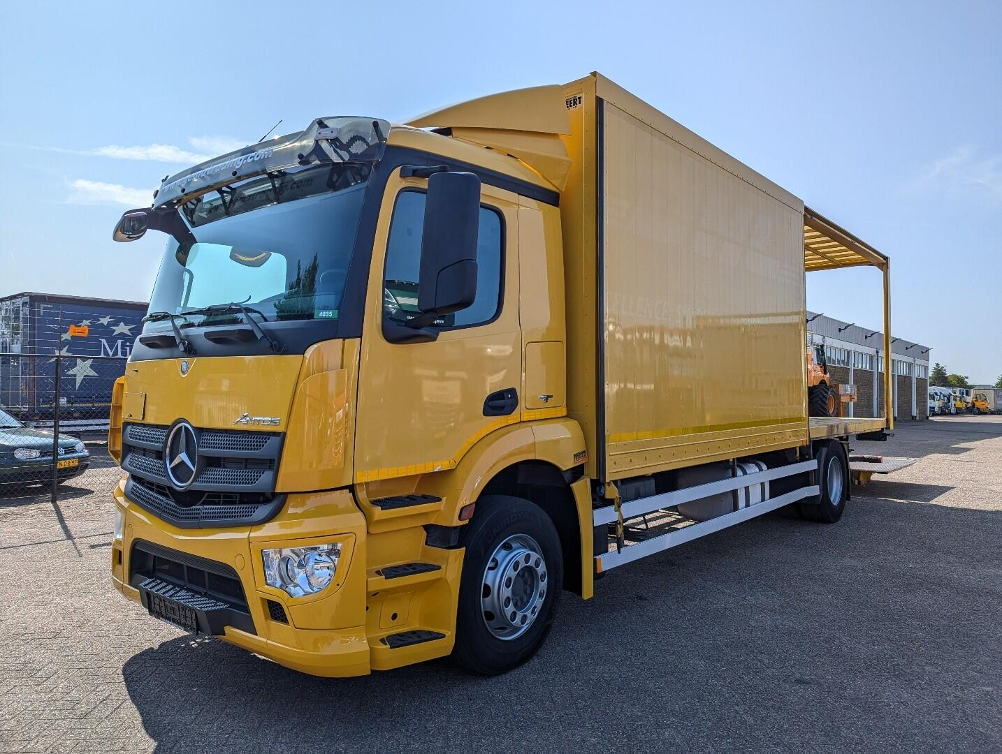 Mercedes-Benz Antos 1933 4x2 Dagcab Euro6 - GeslotenBak 8.9m - Schuifwanden + Laadklep 2000KG - Vangmuil | Vrachtwagens | Gesloten bak