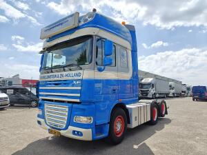 DAF FTS XF105.510 6x2 SuperSpaceCab Euro5 - Retarder - Dubbele Tanks - 10 Banden - Schuifschotel - NL TRUCK