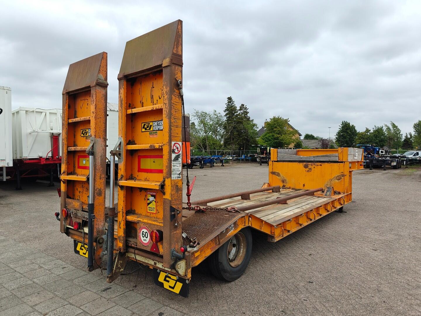 Gheysen n Verpoort S1610A 1-As - Semi-Dieplader 8.9M - 58cm - Hydr. Rampen - HH Vloer - 09/2025 APK | Trailers | Semi-dieplader