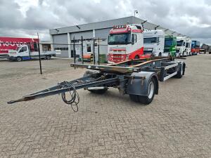 A.J.K. AEEL/10-20/19.5 2-Axle Giant - Container Trailer - Disc Brakes - Air Suspension - Locking System
