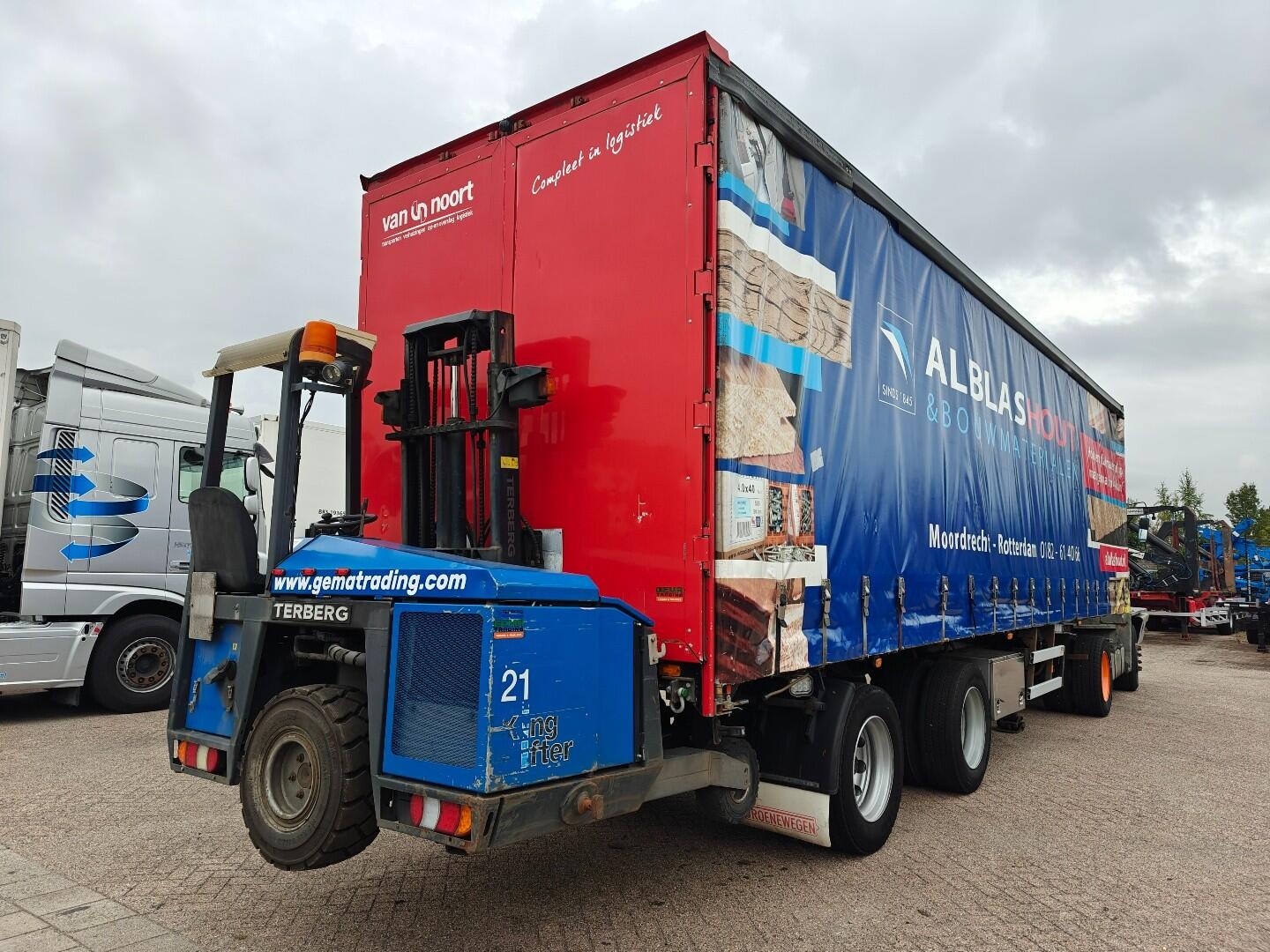 Groenewegen DR0-15-20 B CITY -2-Assen BPW - Lift/StuurAs - Schuifzeilen - HH vloer - Rongpotten + Tergberg KingLifter 2013 | Trailers | Schuifzeilen
