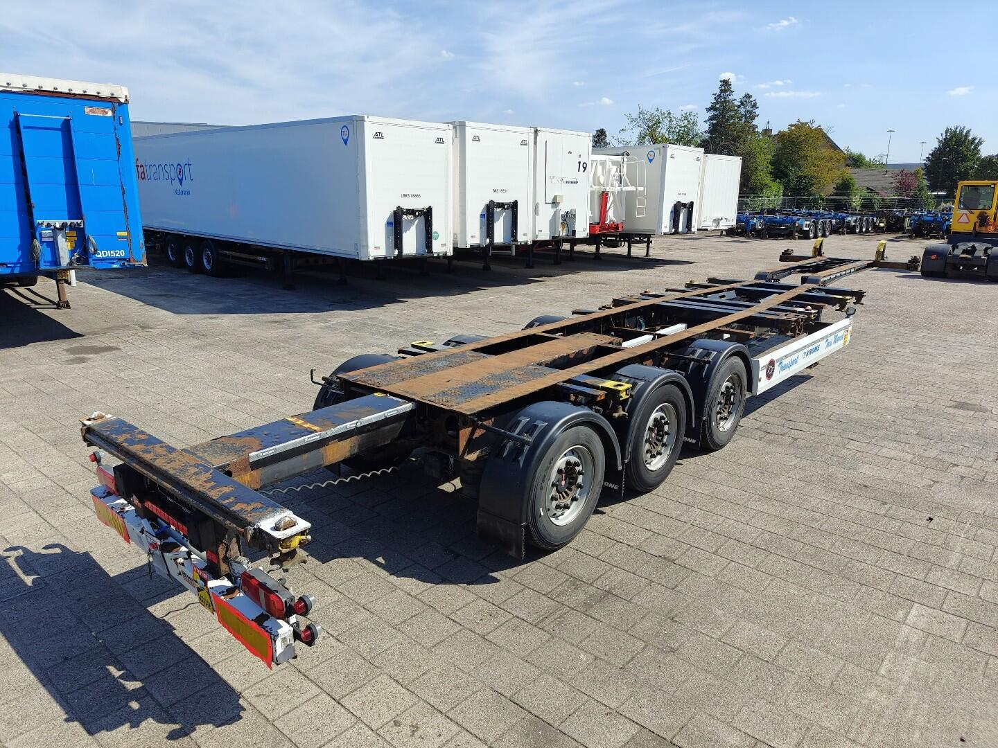 Krone SD 3-Assen SAF - LiftAs - Schijfremmen - Achterschuiver - Alle Aansluitingen | Trailers | Containertransport