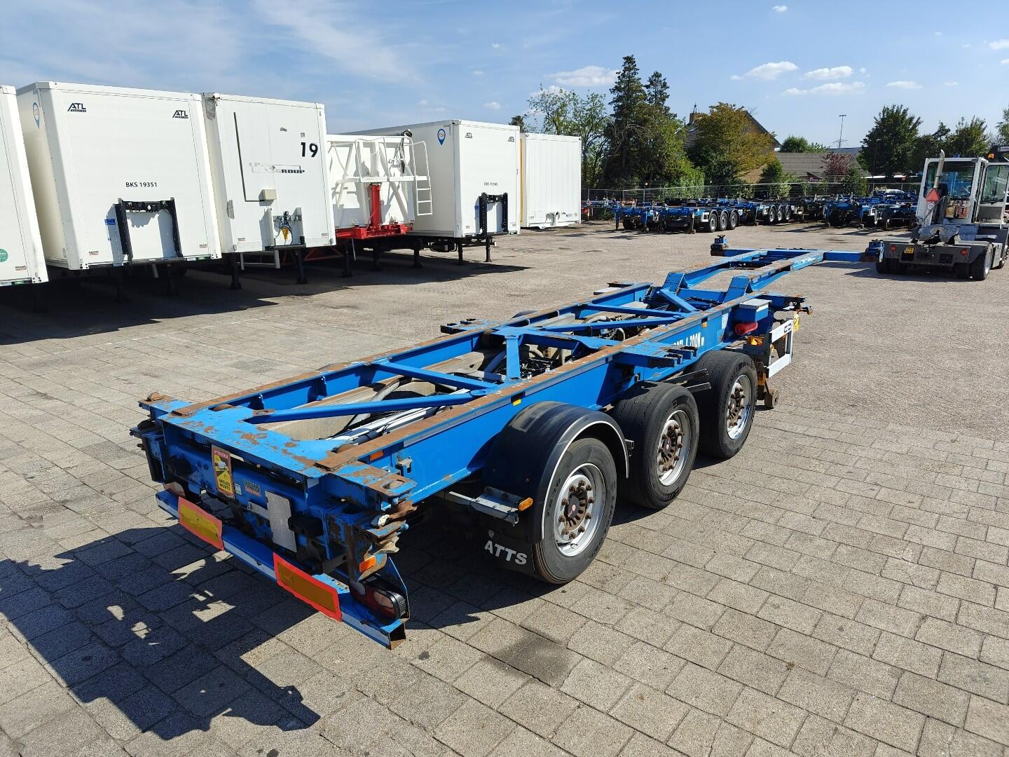 Van Hool 3B0079 3-Assen SAF - Schijfremmen - Alle aansluitingen / Universeel chassis | Trailers | Containertransport