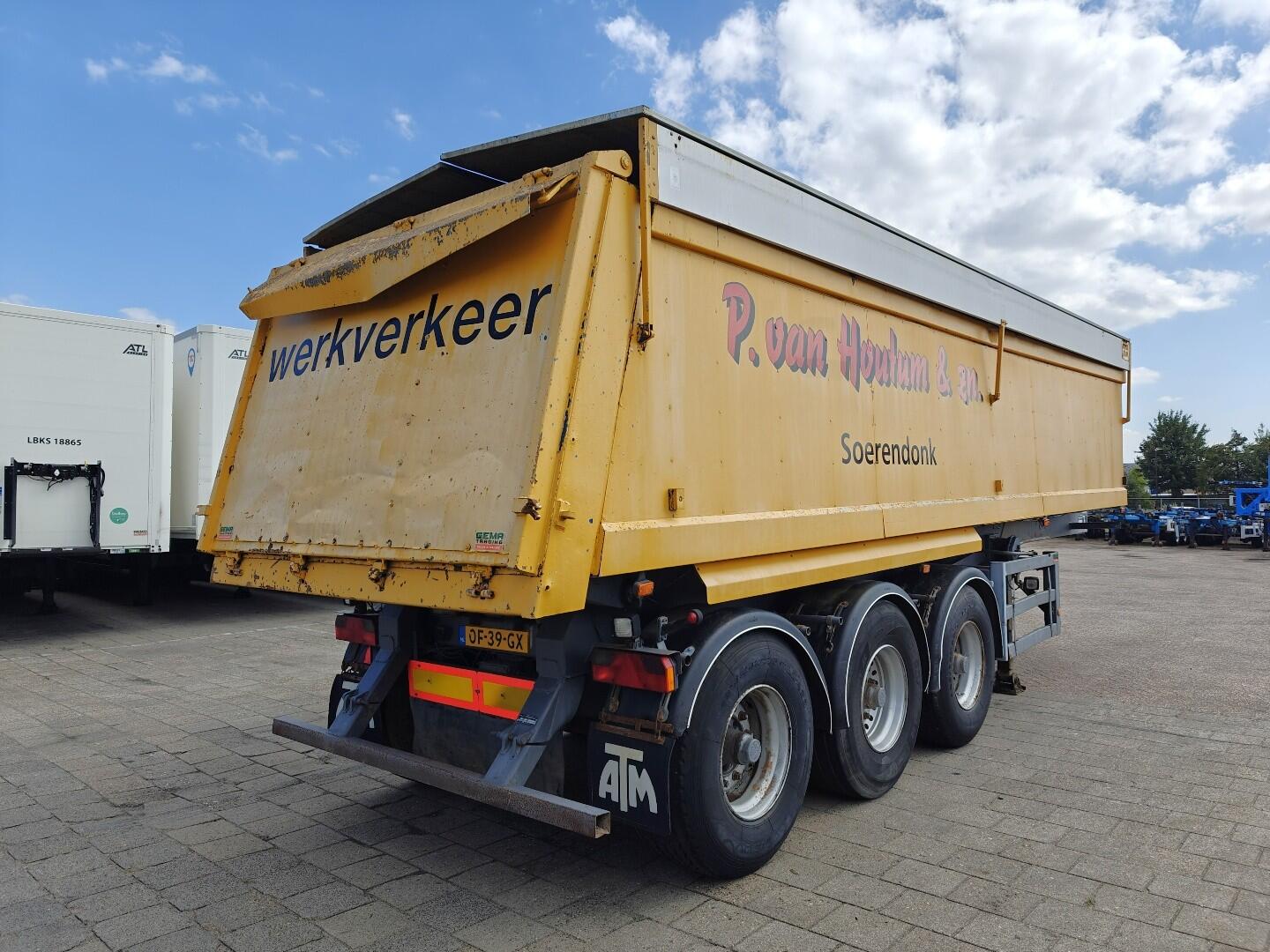 ATM OKA 17 27 3-Assen SAF - Kipper 26.8m³ + MilieuKleppen - Lift-as - Staal/Staal | Trailers | Kipper