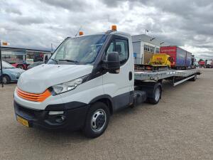 Iveco 40-210 4x2 Euro6Y - BE-Combi + Doornwaard AutoTransporter 12.6m - Gegalvaniseerd Chassis - Lier 3.5T