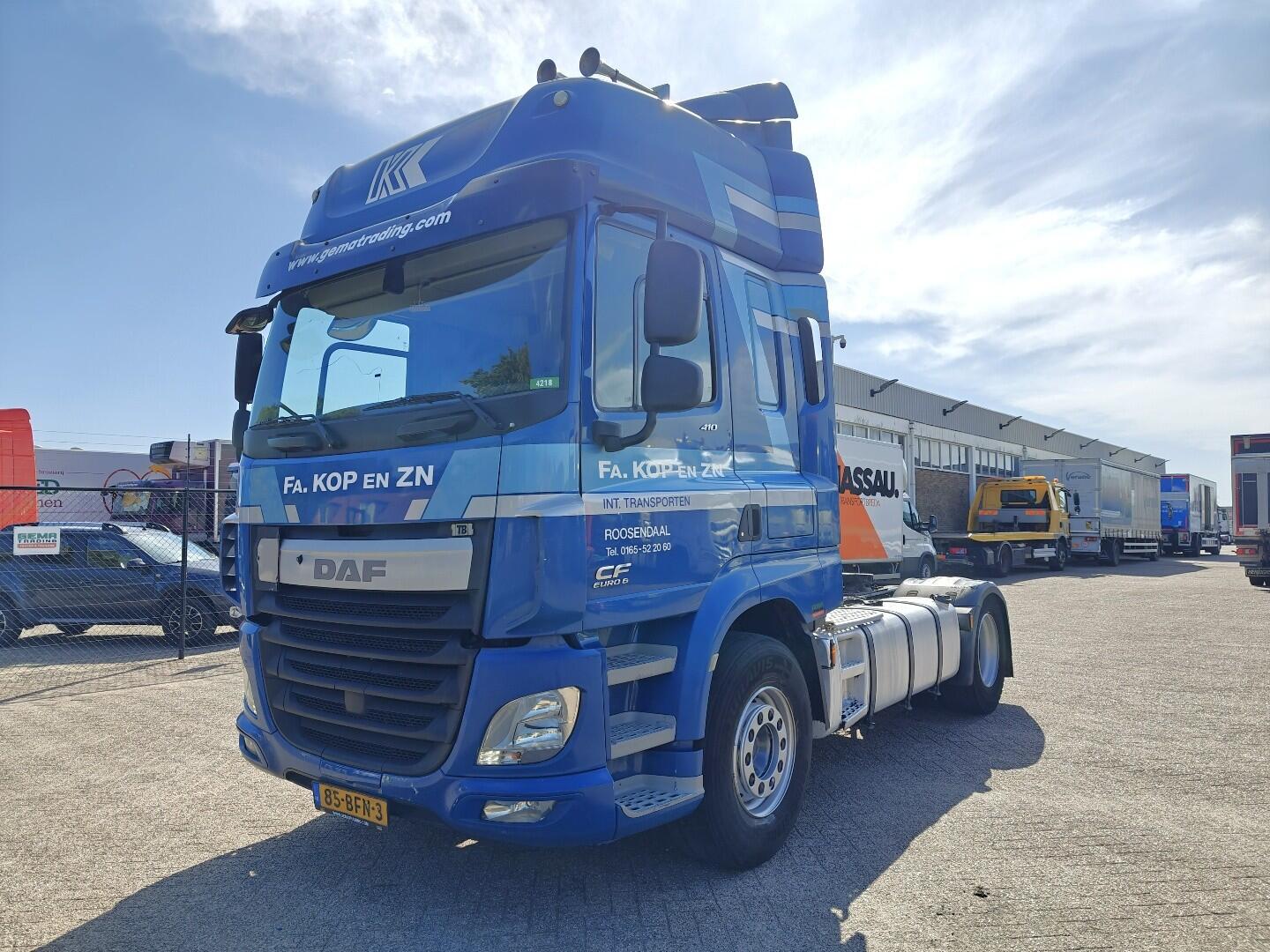 DAF CF 410 FT 4x2 Spacecab Euro6A - 13L engine -  Dubbele Tanks - NL truck - SMARTTacho V2 | Trekkers | Standaard trekker