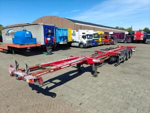 D-Tec FLEXITRAILER 3-Assen SAF - MULTI - Schijfremmen - LiftAs - Alle Aansluitingen - 4749KG - 04/2026 APK