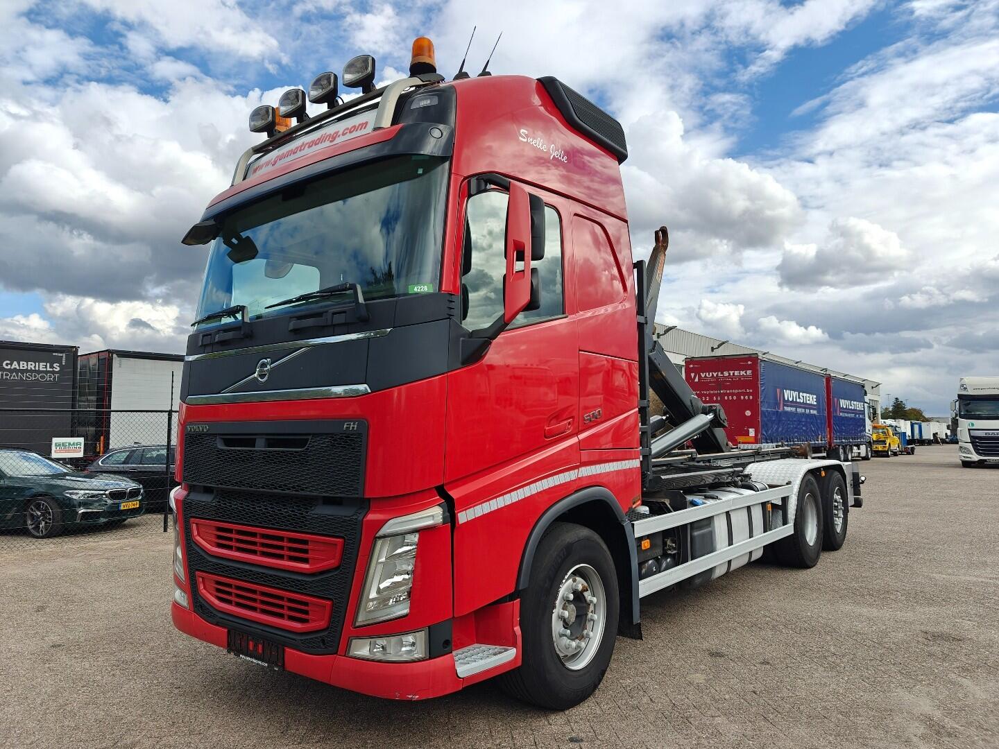 Volvo FH500 6x2 Globetrotter XL Euro6 -  AJK Haakarm Systeem 25T - Vangmuil - LiftAs - 05/2026 APK | Vrachtwagens | Haakarmsysteem